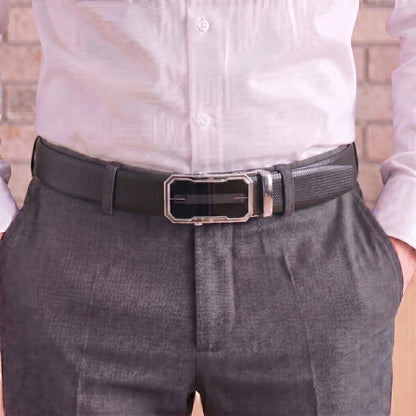 THE MEN THING Leather Belts Mens Genuine Leather Belt | 2 in 1 Reversible (Black & Brown) (1 Pc.) - SIGNORA - AVENZO