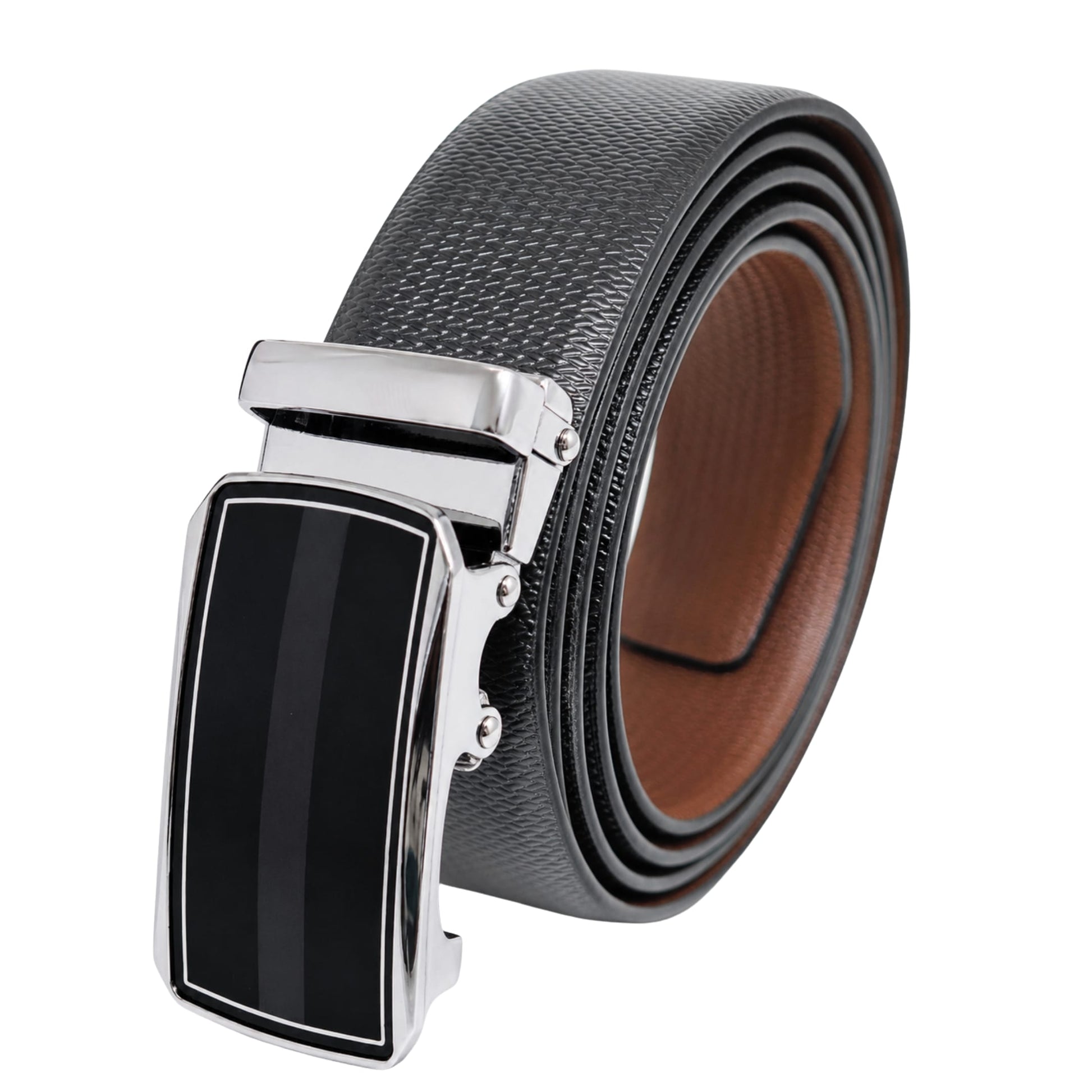 THE MEN THING Leather Belts Mens Genuine Leather Belt | 2 in 1 Reversible (Black & Brown) (1 Pc.) - SIGNORA - KLYNT