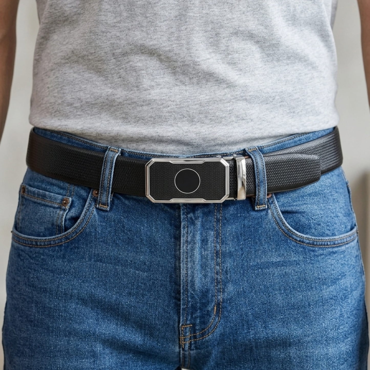 THE MEN THING Leather Belts Mens Genuine Leather Belt | 2 in 1 Reversible (Black & Brown) (1 Pc.) - SIGNORA - MONTREX