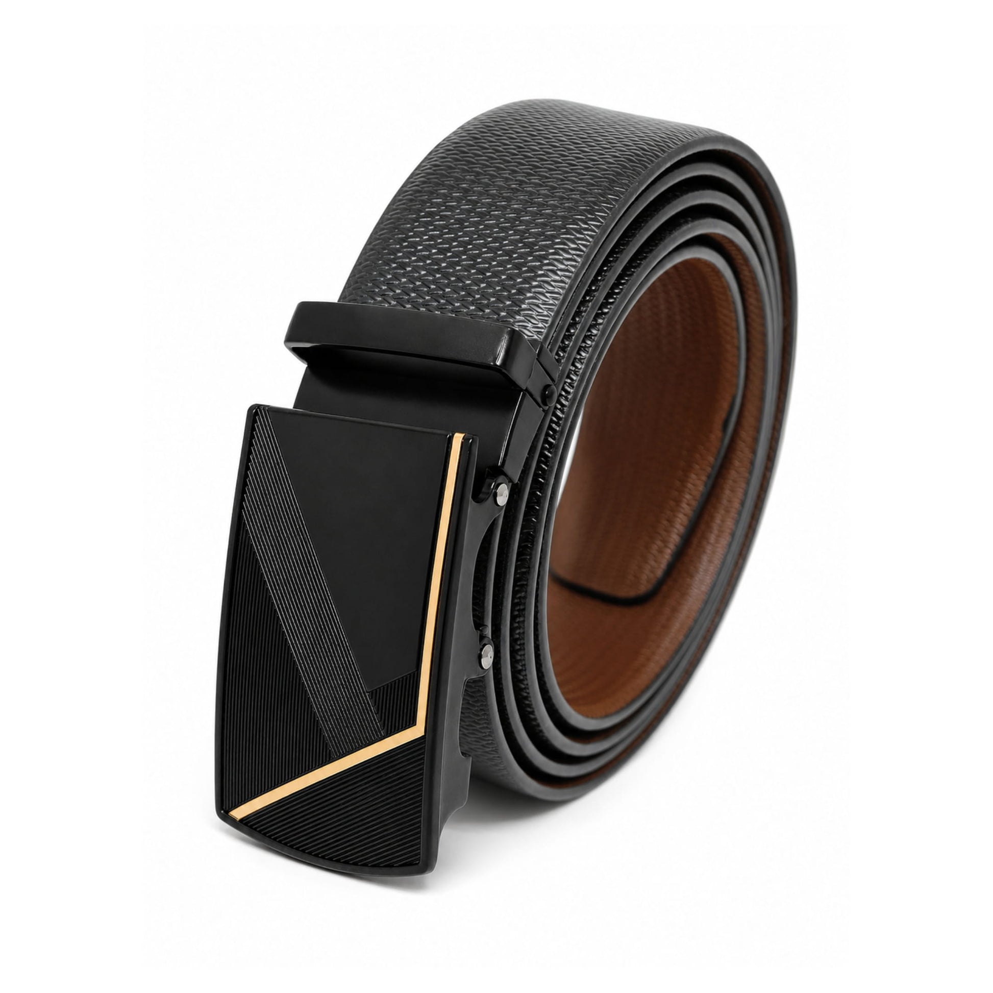 THE MEN THING Leather Belts Mens Genuine Leather Belt | 2 in 1 Reversible (Black & Brown) (1 Pc.) - SIGNORA - NOCTIS
