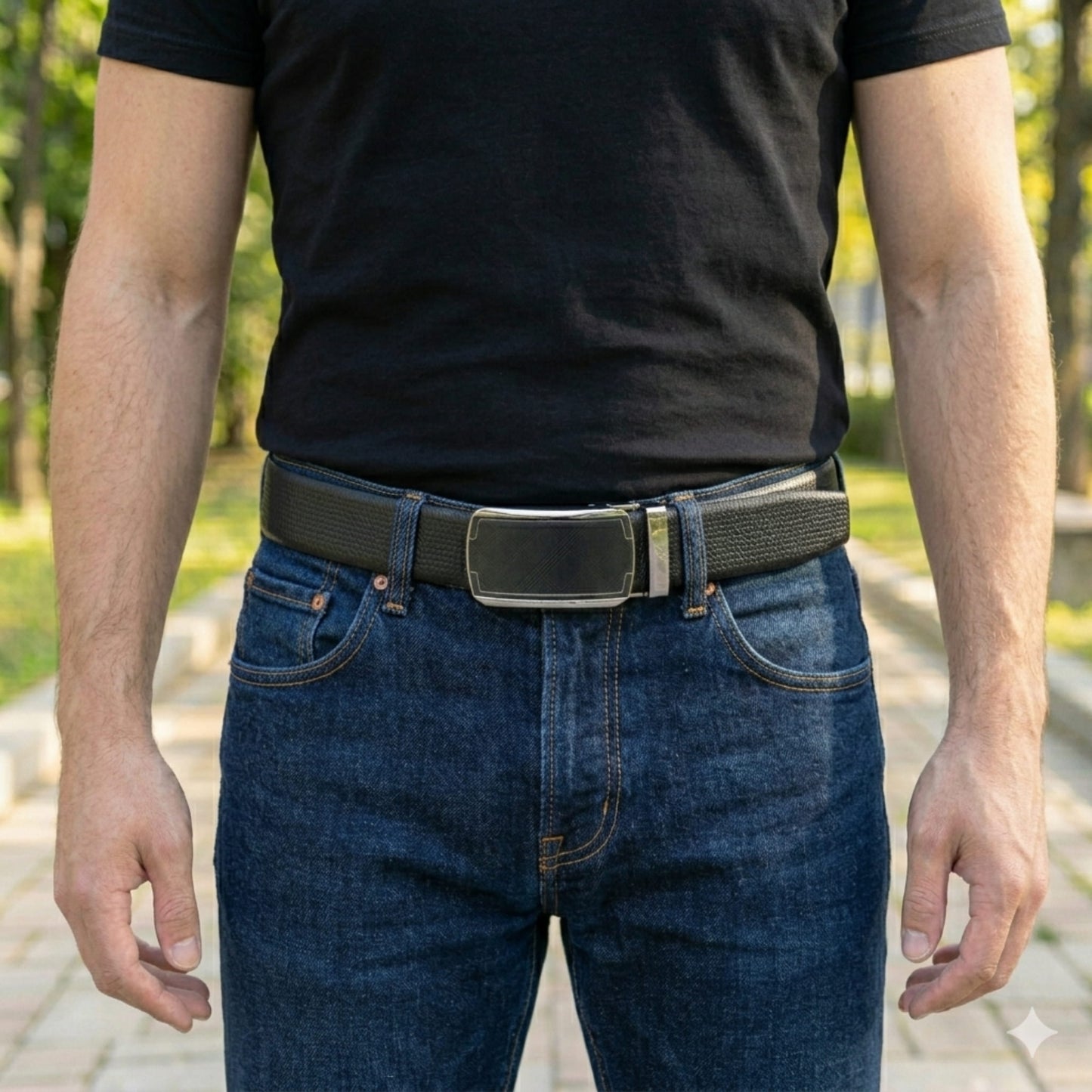 THE MEN THING Leather Belts Mens Genuine Leather Belt | 2 in 1 Reversible (Black & Brown) (1 Pc.) - SIGNORA - ORLUX