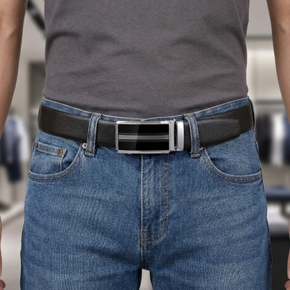 THE MEN THING Leather Belts Mens Genuine Leather Belt | 2 in 1 Reversible (Black & Brown) (1 Pc.) - SIGNORA - TREVION