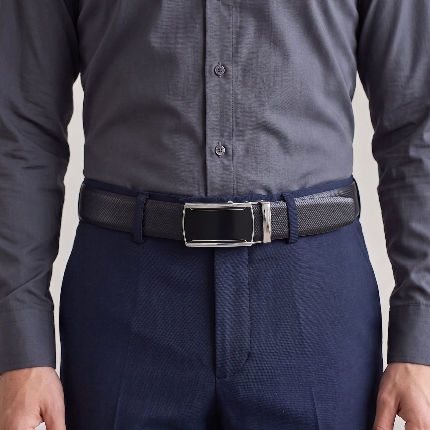 THE MEN THING Leather Belts Mens Genuine Leather Belt | 2 in 1 Reversible (Black & Brown) (1 Pc.) - SIGNORA - VELMIR