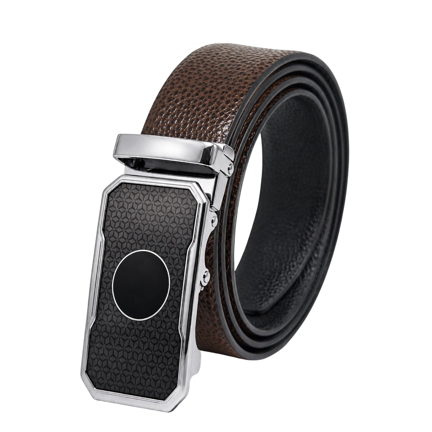 THE MEN THING Leather Belts Mens Genuine Leather Belt | 2 in 1 Reversible (Brown & Black) (1 Pc.) - LUXORIC - MONTREX