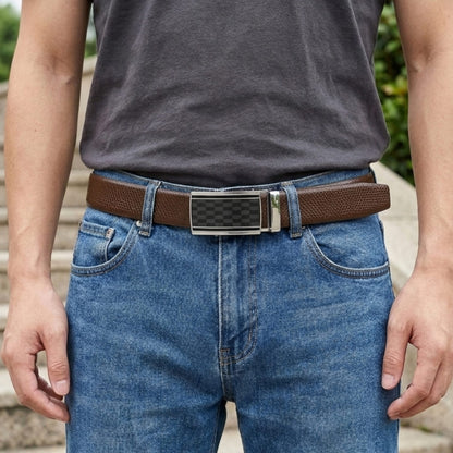 THE MEN THING Leather Belts Mens Genuine Leather Belt | 2 in 1 Reversible (Brown & Black) (1 Pc.) - REXVA-ARKON