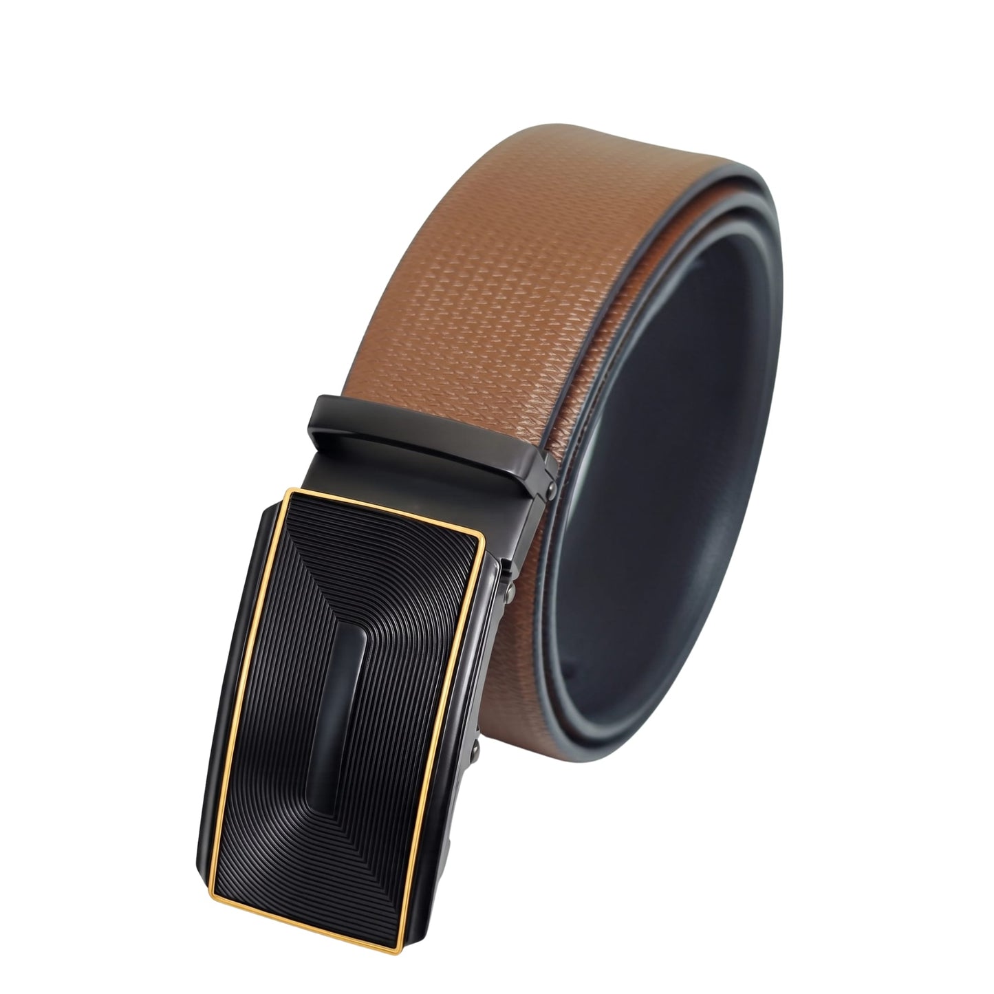 THE MEN THING Leather Belts Mens Genuine Leather Belt | 2 in 1 Reversible (Brown & Black) (1 Pc.) - SIGNORA