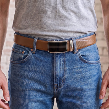 THE MEN THING Leather Belts Mens Genuine Leather Belt | 2 in 1 Reversible (Brown & Black) (1 Pc.) - SIGNORA - KLYNT