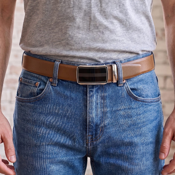 Mens Genuine Leather Belt | 2 in 1 Reversible (Brown & Black) (1 Pc.) - SIGNORA - KLYNT