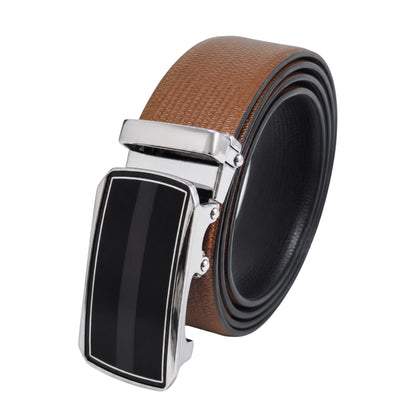 THE MEN THING Leather Belts Mens Genuine Leather Belt | 2 in 1 Reversible (Brown & Black) (1 Pc.) - SIGNORA - KLYNT