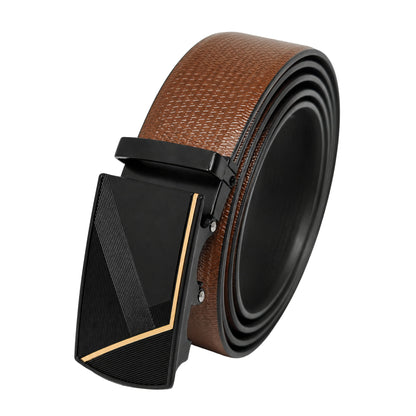 THE MEN THING Leather Belts Mens Genuine Leather Belt | 2 in 1 Reversible (Brown & Black) (1 Pc.) - SIGNORA - NOCTIS