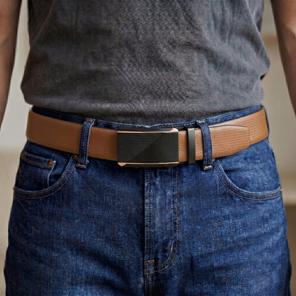THE MEN THING Leather Belts Mens Genuine Leather Belt | 2 in 1 Reversible (Brown & Black) (1 Pc.) - SIGNORA -TRION