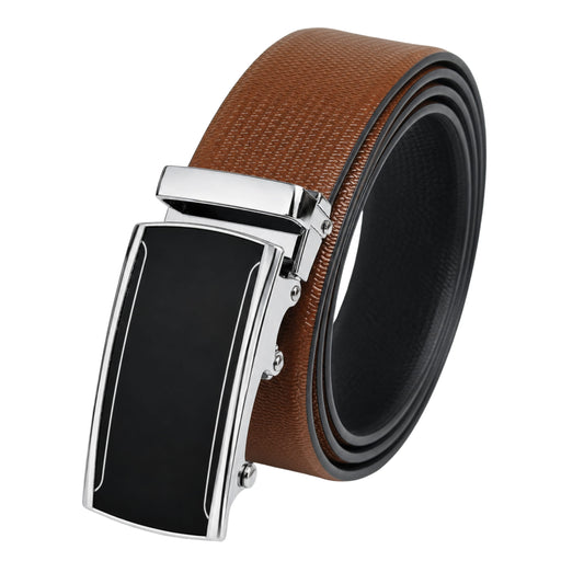 Mens Genuine Leather Belt | 2 in 1 Reversible (Brown & Black) (1 Pc.) - SIGNORA - VELMIR — Leather Belts for Men | THE MEN THING