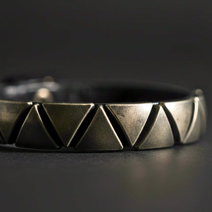 THE MEN THING Leather Bracelet DRAKKAR REIGN - 10mm Black Genuine Leather Adjustable Bracelet for Men & Boys (9.5 inch)