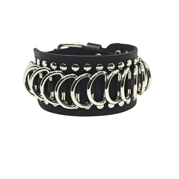 EMBER LOOP - 38mm Genuine Leather Adjustable Bracelet for Men & Boys (9.5 inch)