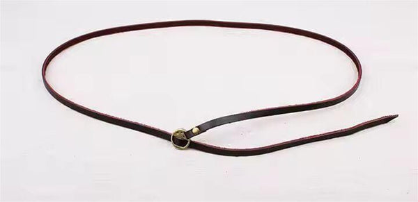 FRONTIER WRAP DARK BROWN - Genuine Braided Leather Bracelet Set for Men & Boys (8 inch)