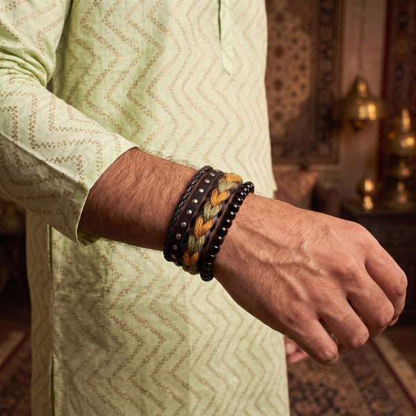 The Perfect Rakhi Gift For Every Brother – CAMO RIDGE - Genuine Leather Bracelets With Timeless Style (Adjustable)