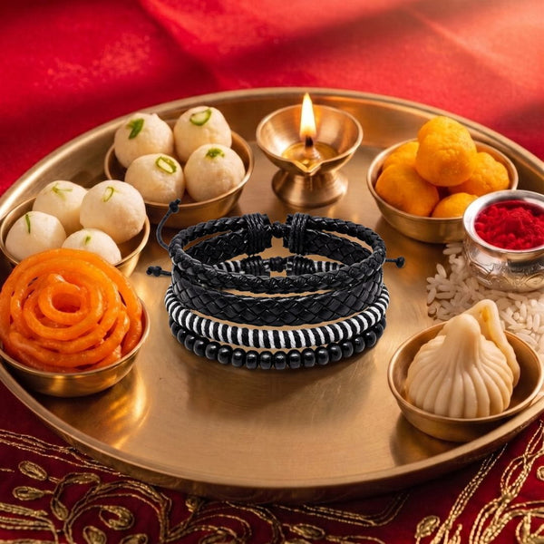 The Perfect Rakhi Gift For Every Brother – MONO WEAVE - Leather Adjustable Bracelets With Timeless Style