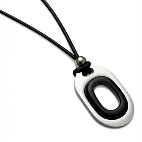 OBLIVION LOOP - Titanium Steel Pendant with Adjustable Rope Chain for Men & Boys