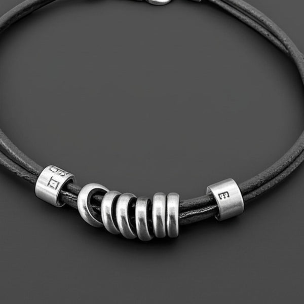 URBAN FORGE - Titanium Steel Pendant with Rope Chain, for Men & Boys (17inch)