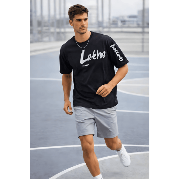 Lethe Summer Oversized T-Shirt – Black