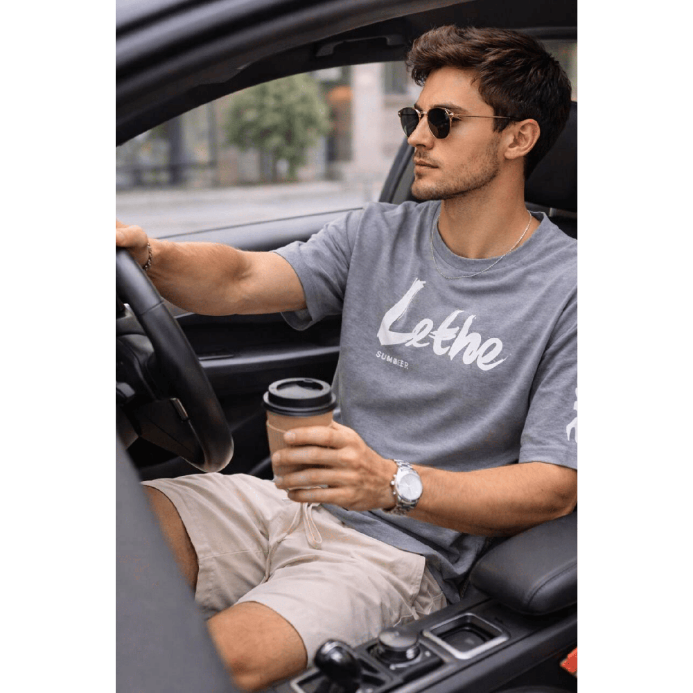THE MEN THING Lethe Summer T-Shirt – Gray