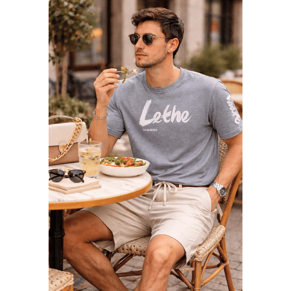 THE MEN THING Lethe Summer T-Shirt – Gray