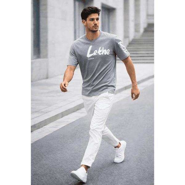 Lethe Summer Oversized T-Shirt – Gray