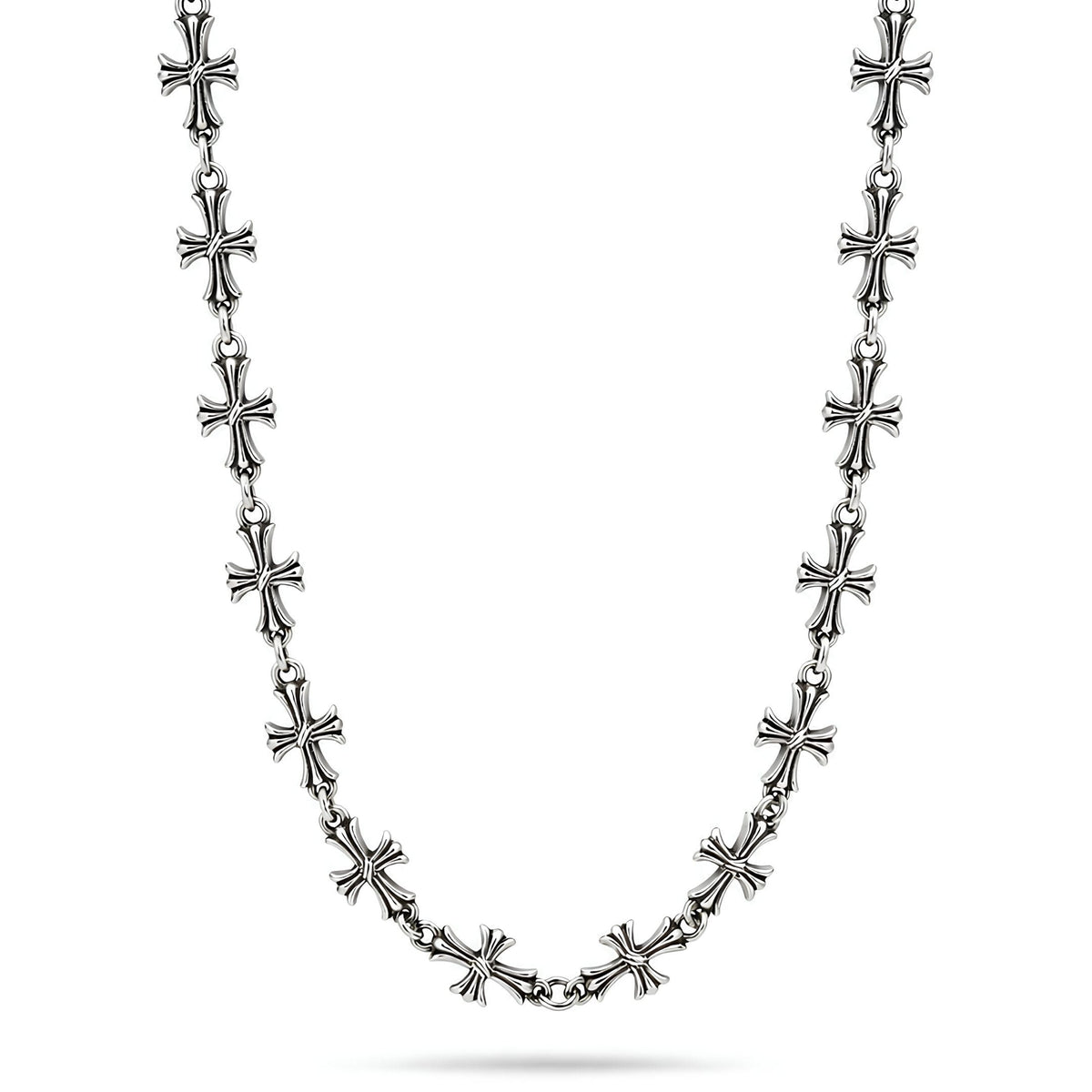 THE MEN THING Necklace GOTHIC TEMPLAR - Stylish Titanium Steel Necklaces 11mm Chain for Men & Boys (20inch)