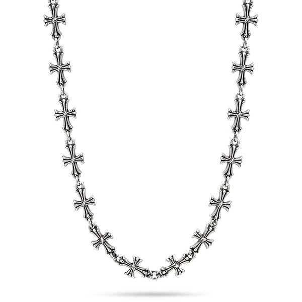 GOTHIC TEMPLAR - Stylish Titanium Steel Necklaces 11mm Chain for Men & Boys (20inch)