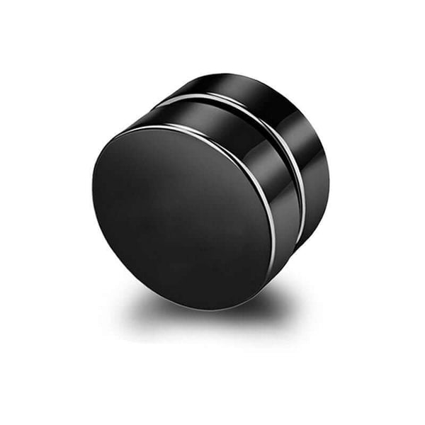 CRUCIBLE - Magnetic Non-Piercing Pure Titanium Steel Studs Earrings for Men & Boys (2 Pcs)