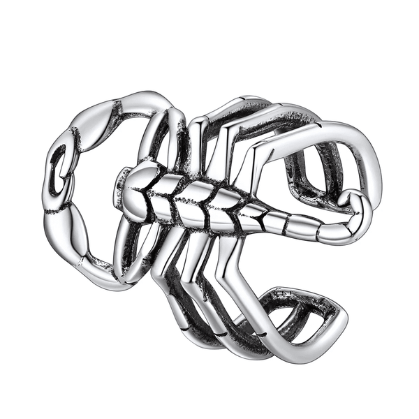 SCORPION STINGER - Non Piercing Earring – Pure Stainless Steel for Men and Boys (2 Pcs)