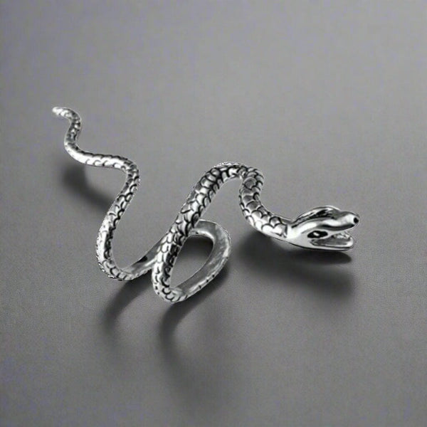 SNAKE TWIST - Alloy Adjustable Ear Cuff for Men & Boys (2 Pcs)