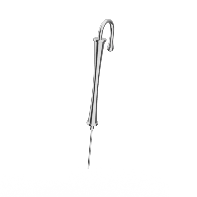 THE MEN THING Nose & Ear Ring Pair  (Both Ears) WHIMSY - Pure Titanium Steel Ear Crawler Hook Pin Cuff Earrings for Men & Boys (2 Pcs)