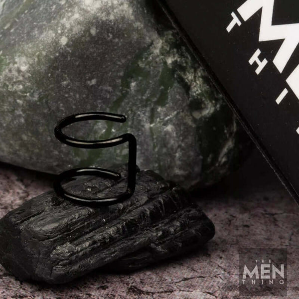 SPARTA MAN - Non Piercing Earring – Pure Stainless Steel for Men and Boys (1 Pcs)