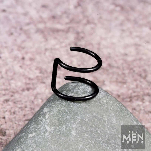 SPARTA MAN - Non Piercing Earring – Pure Stainless Steel for Men and Boys (1 Pcs)