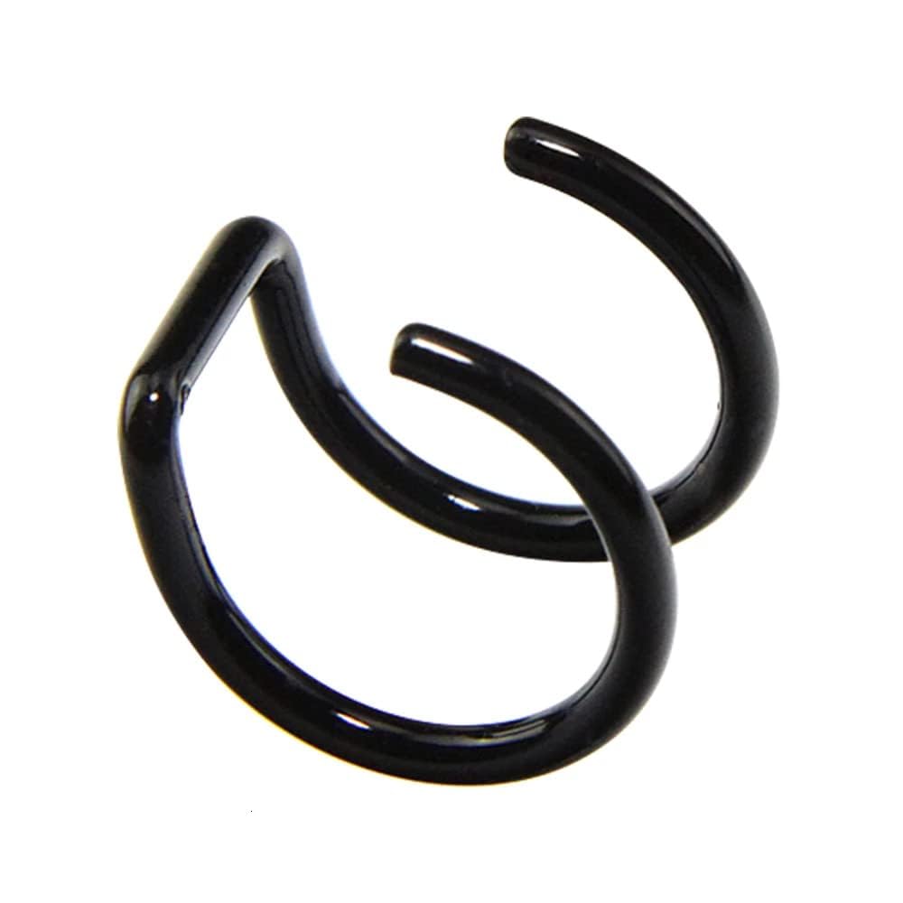 THE MEN THING Nose & Ear Ring SPARTA MAN - Non Piercing Earring – Pure Stainless Steel for Men and Boys (1 Pcs)