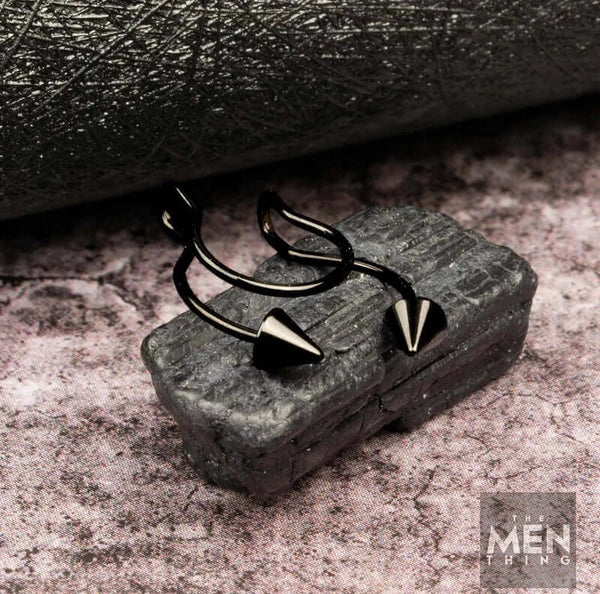 TWIN DART - Non-Piercing & Stylish Nose Ring Made from Pure Stainless Steel for Men and Boys (1 Pcs)