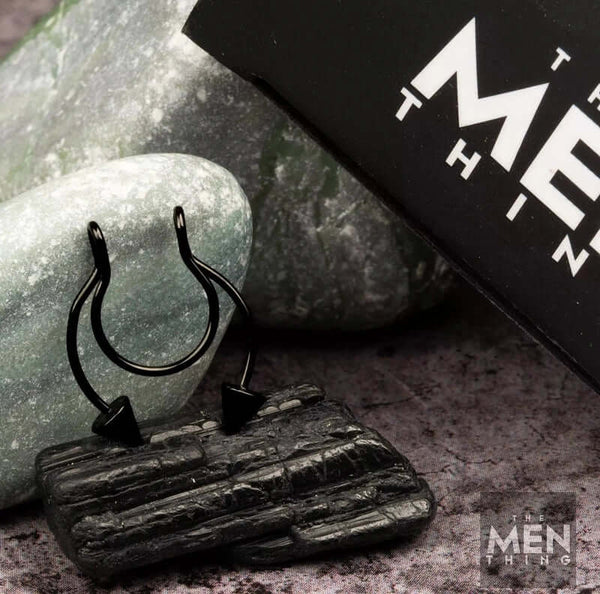 TWIN DART - Non-Piercing & Stylish Nose Ring Made from Pure Stainless Steel for Men and Boys (1 Pcs)