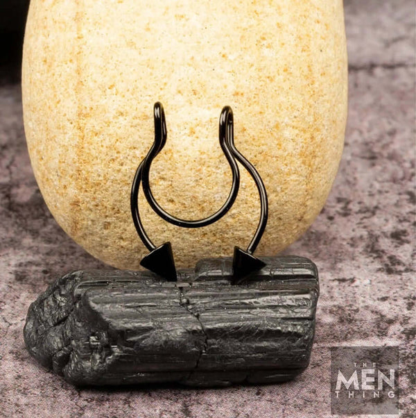 TWIN DART - Non-Piercing & Stylish Nose Ring Made from Pure Stainless Steel for Men and Boys (1 Pcs)