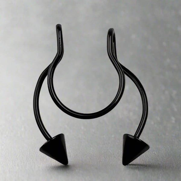 TWIN DART - Non-Piercing & Stylish Nose Ring Made from Pure Stainless Steel for Men and Boys (1 Pcs)