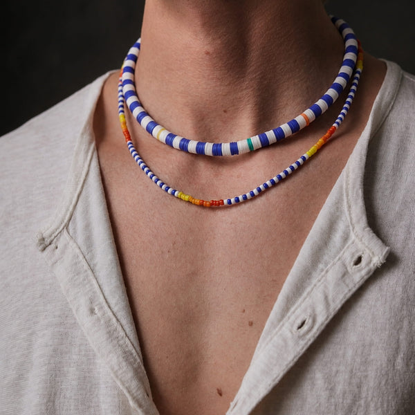 CLAVICLE STYLE BEADS - Multi-Layered Beads Necklace for Men & Boys (17 and 21 inch)
