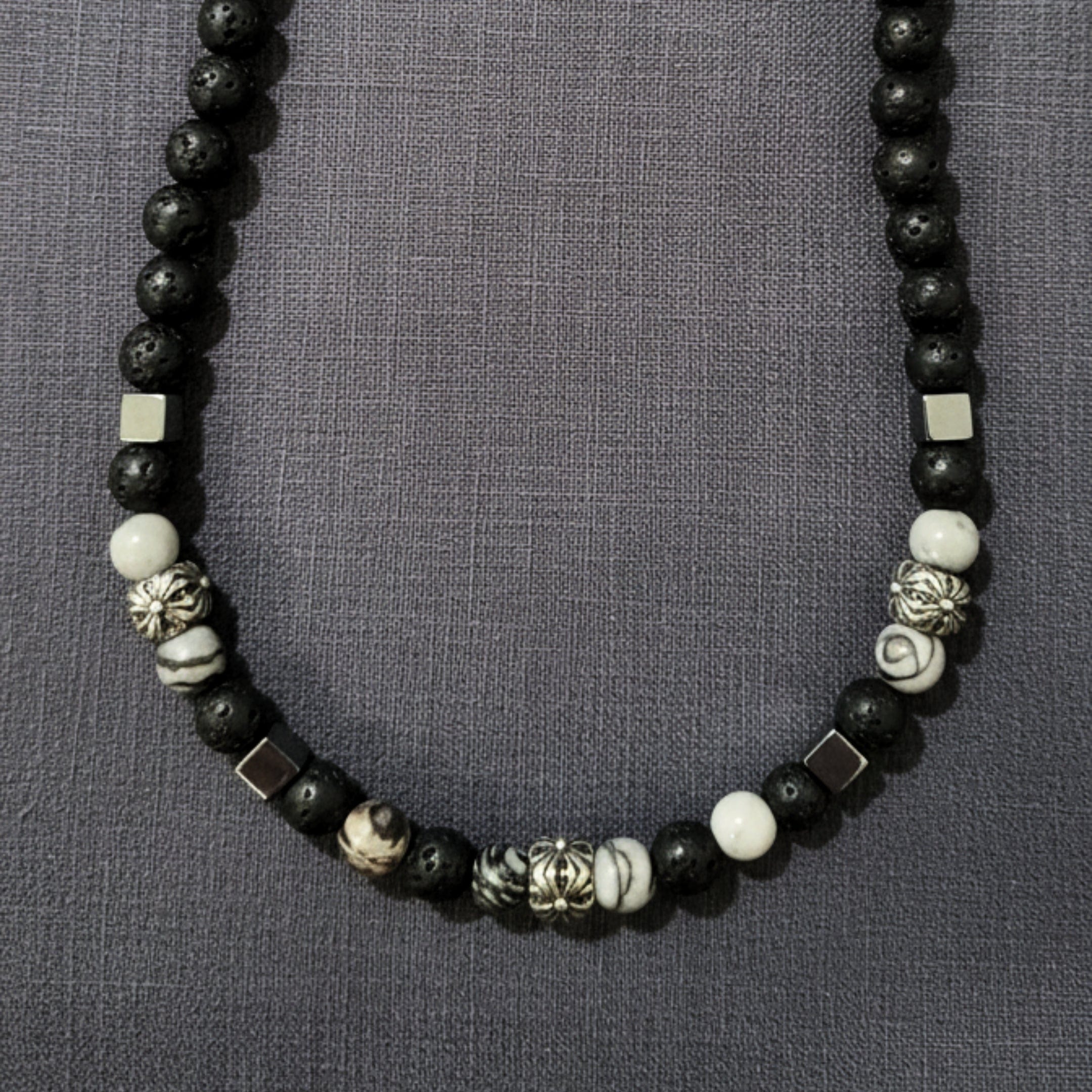 Buy Kaelix Natural Stone Beads Necklace for Men — 8mm | TMT – THE