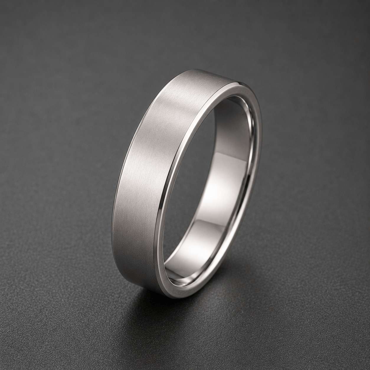 THE MEN THING Rings ENGRAVED - AZURE CORE - STEEL - Pure Stainless Steel Men’s Ring for Men & Boys (Size : 17-23-29)
