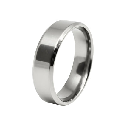THE MEN THING Rings ENGRAVED - AZURE CORE - STEEL - Pure Stainless Steel Men’s Ring for Men & Boys (Size : 17-23-29)