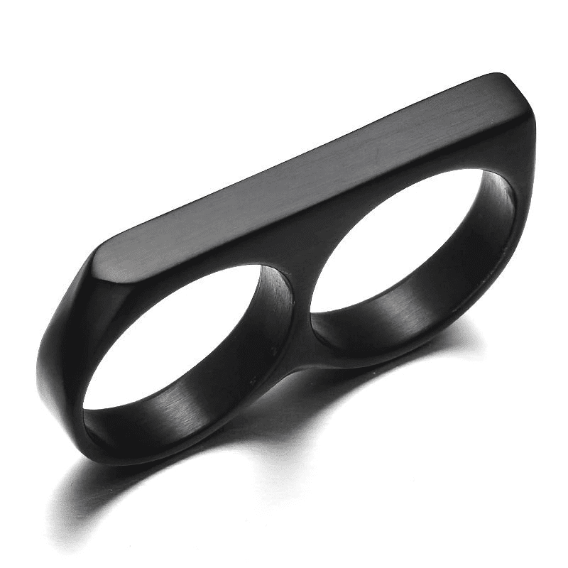 THE MEN THING Rings ENGRAVED - Rebellious Two Black