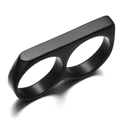 THE MEN THING Rings ENGRAVED - Rebellious Two Black