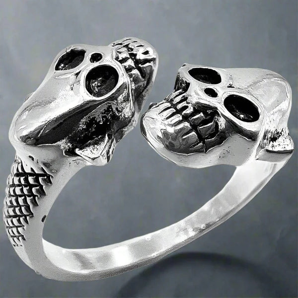 GRIMHUG - Alloy Adjustable Vintage Ring, American trending Style for Men & Boys