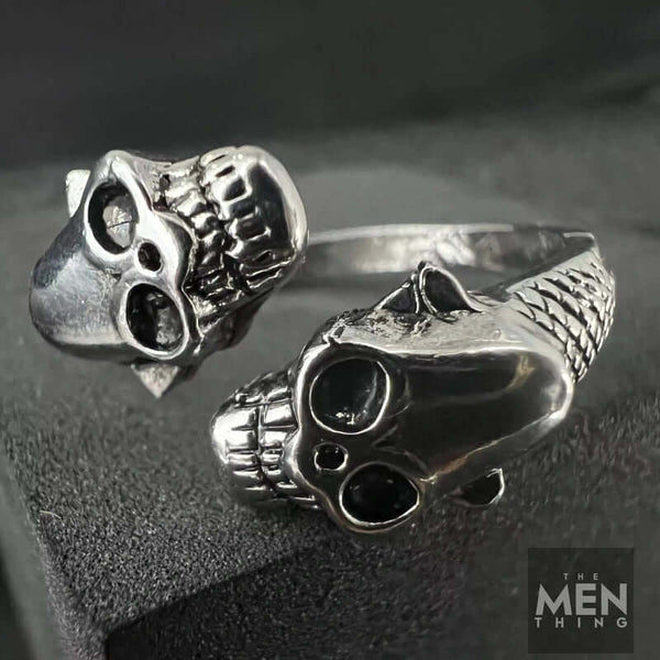 GRIMHUG - Alloy Adjustable Vintage Ring, American trending Style for Men & Boys