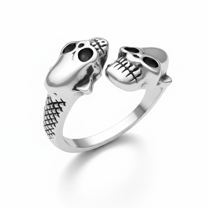 THE MEN THING Rings GRIMHUG - Alloy Adjustable Vintage Ring, American trending Style for Men & Boys