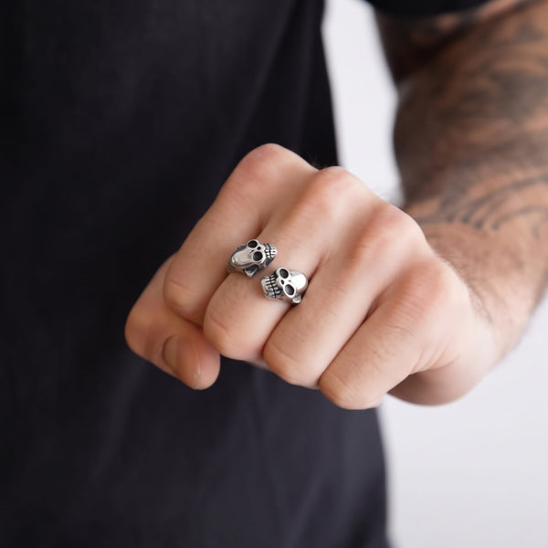 GRIMHUG - Alloy Adjustable Vintage Ring, American trending Style for Men & Boys